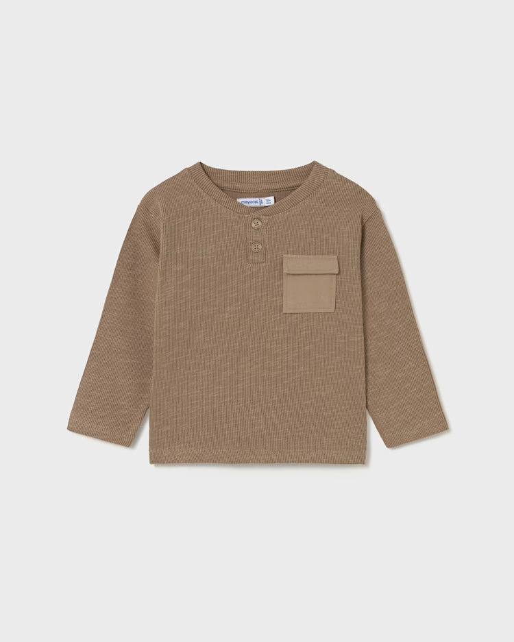MAYORAL KNIT LONG SLEEVE - CARAMEL