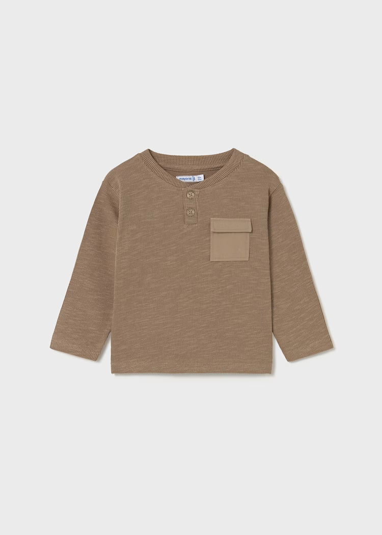 MAYORAL KNIT LONG SLEEVE - CARAMEL