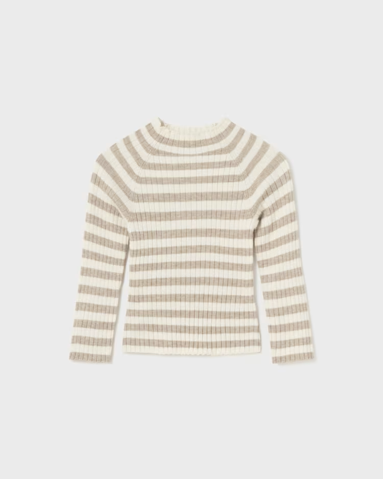 MAYORAL KNIT MOCKNECK - BARK