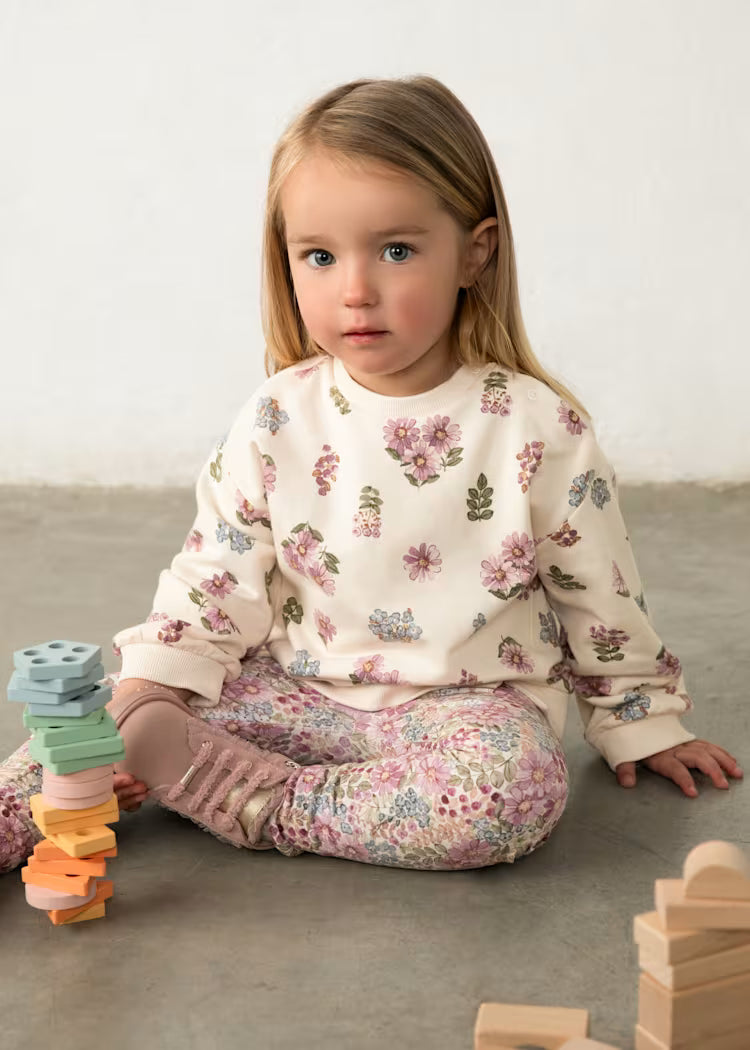 MAYORAL PRINTED SWEATSHIRT - CREAM