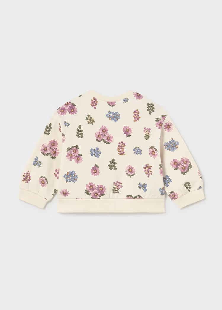 MAYORAL PRINTED SWEATSHIRT - CREAM