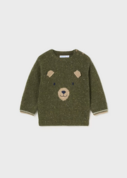 MAYORAL TEDDY SWEATER - FOREST MIX