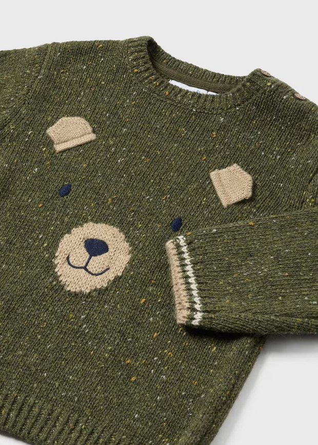 MAYORAL TEDDY SWEATER - FOREST MIX