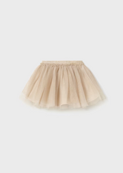 MAYORAL TULLE SKIRT - ALMOND