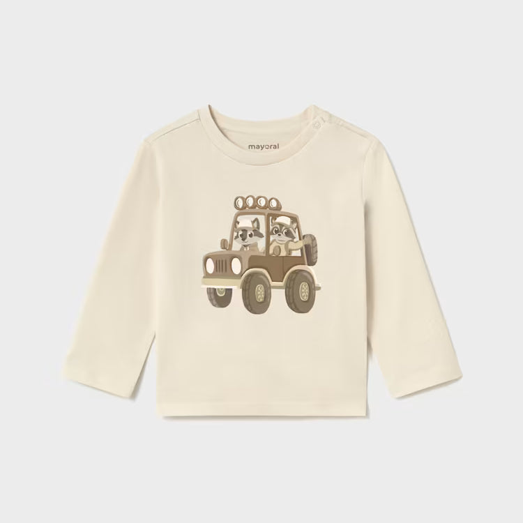 MAYORAL PRINTED LONG SLEEVE - TOFU