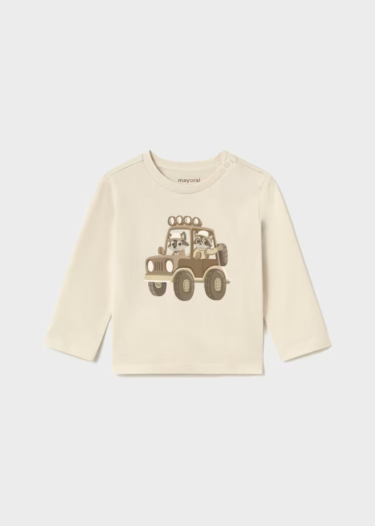 MAYORAL PRINTED LONG SLEEVE - TOFU