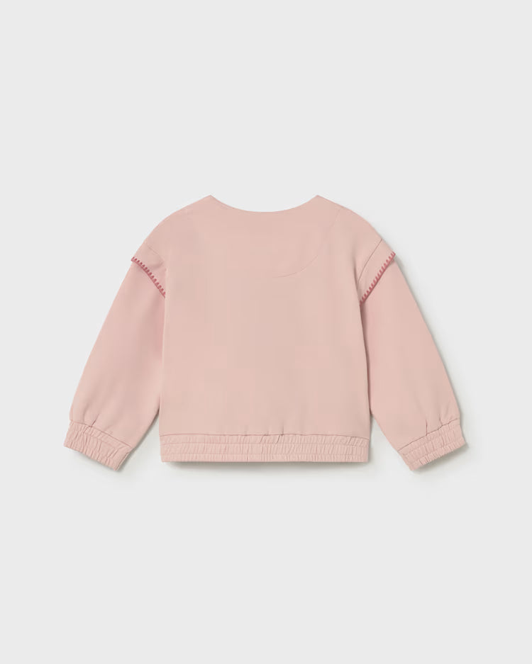 MAYORAL BABY ZIP UP - PEONY
