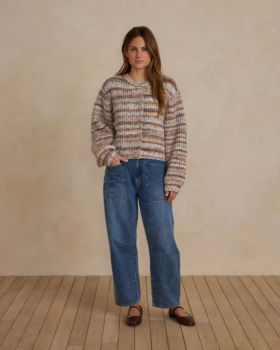 RYLEE + CRU BARREL PANT - INDIGO