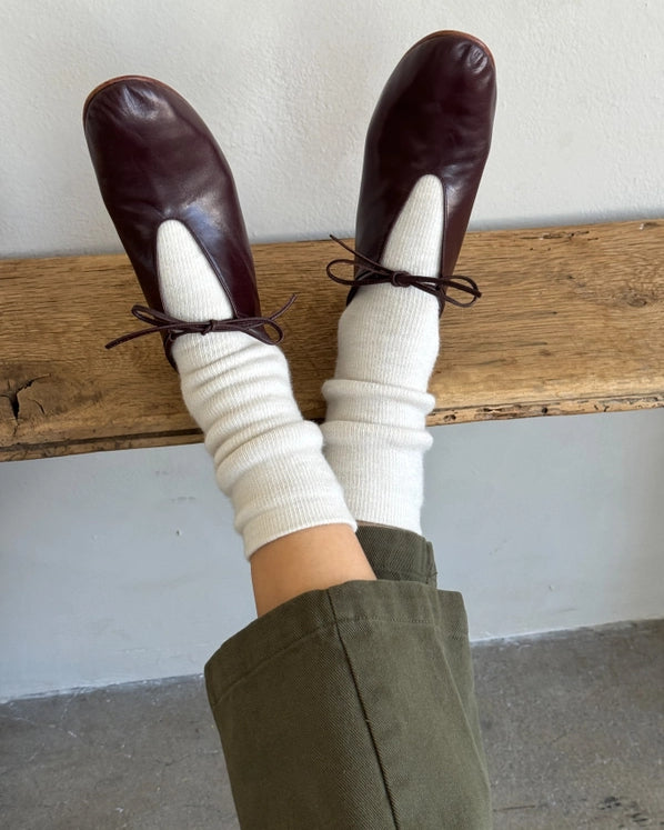 LE BON SHOPPE CAMPER SOCKS - OATMEAL