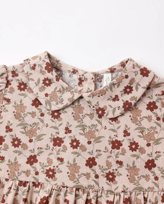 RYLEE + CRU CORA ROMPER - PINK FLORAL