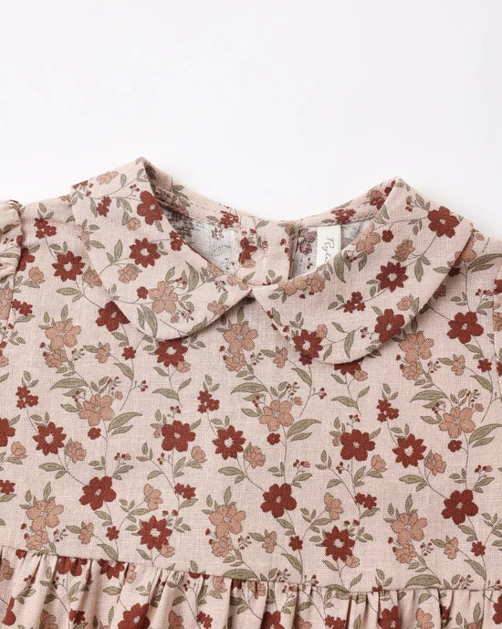 RYLEE + CRU CORA ROMPER - PINK FLORAL