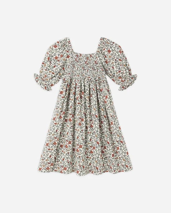 RYLEE + CRU ADELAIDE DRESS - HOLIDAY FLORAL