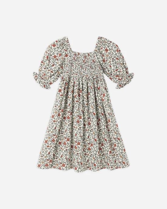 RYLEE + CRU ADELAIDE DRESS - HOLIDAY FLORAL