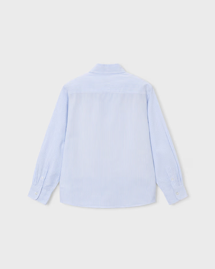 MAYORAL OXFORD STRIPED DRESS SHIRT - SKY BLUE