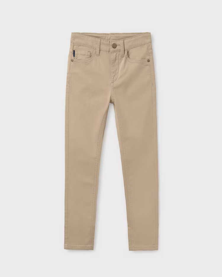 MAYORAL BASIC SLIM FIT PANT - ALMOND