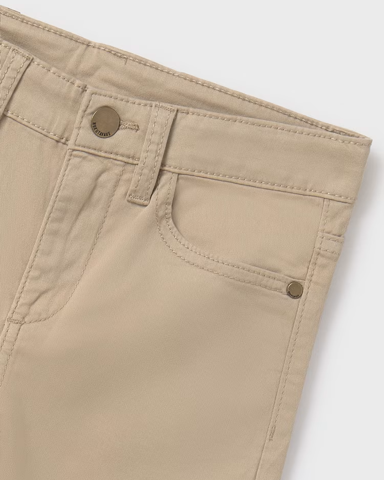 MAYORAL BASIC SLIM FIT PANT - ALMOND