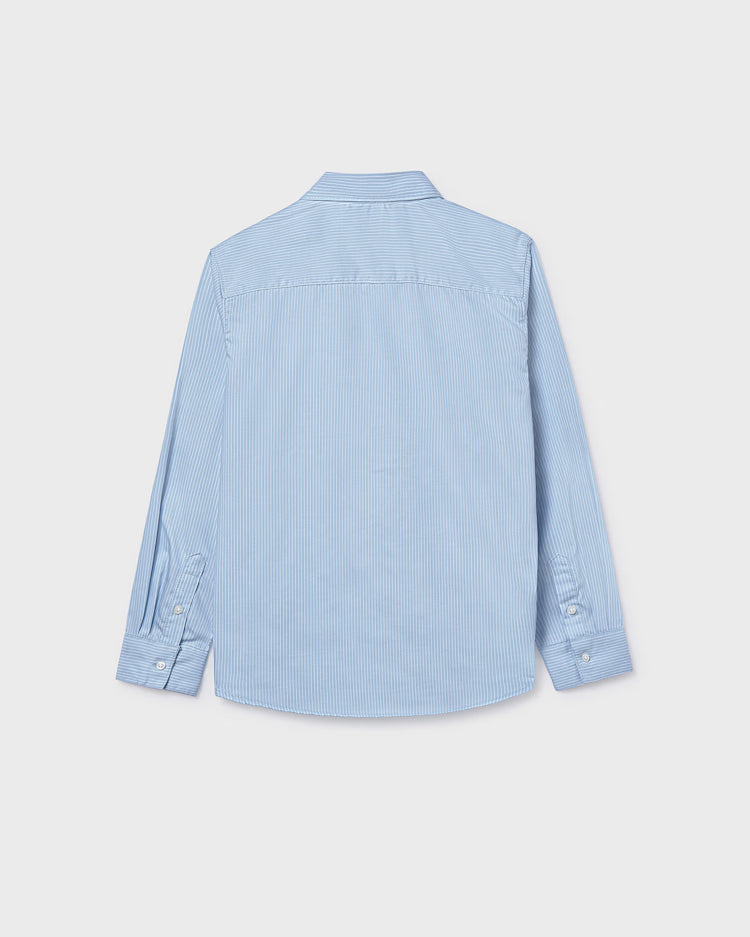MAYORAL STRIPED DRESS SHIRT - LIGHTBLUE