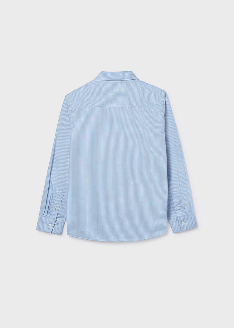 MAYORAL STRIPED DRESS SHIRT - LIGHTBLUE