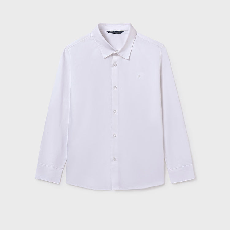 MAYORAL BASIC DRESS SHIRT - WHITE