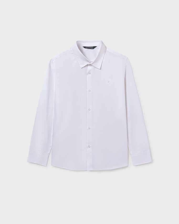 MAYORAL BASIC DRESS SHIRT - WHITE
