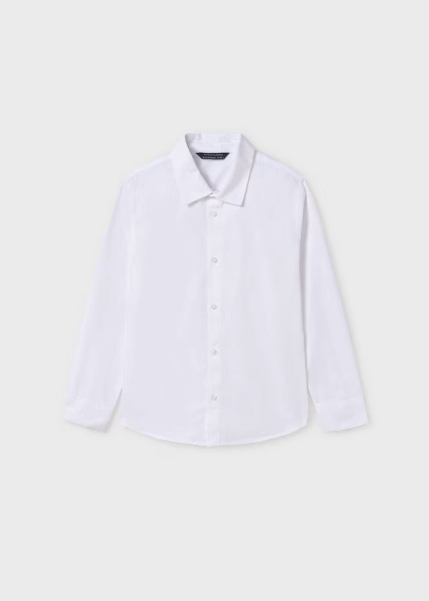 MAYORAL BASIC DRESS SHIRT - WHITE