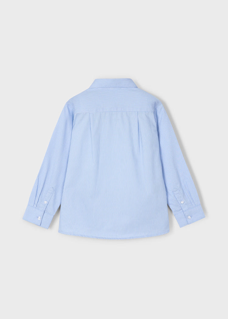 MAYORAL STRIPED DRESS SHIRT - SKY BLUE