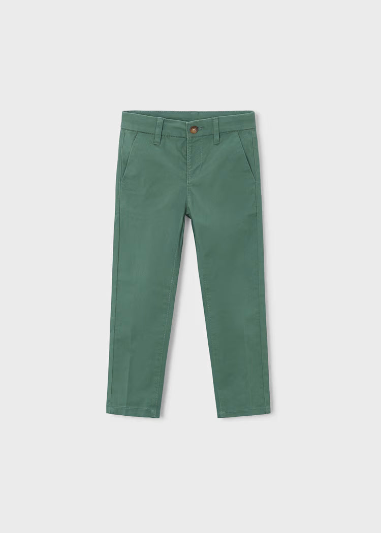 MAYORAL CLASSIC CHINO PANTS - GREEN