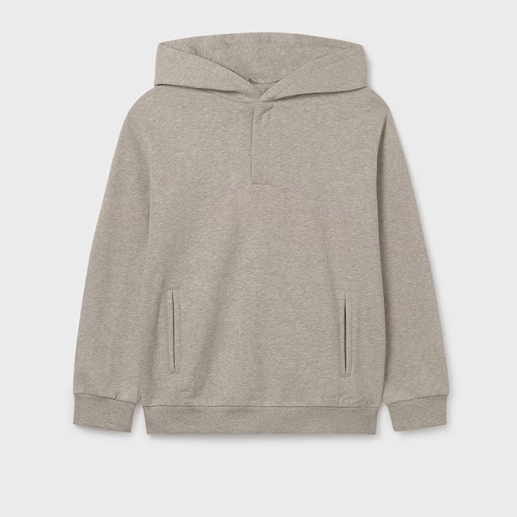 MAYORAL LONG SLEEVE HOODIE - LIMESTONE