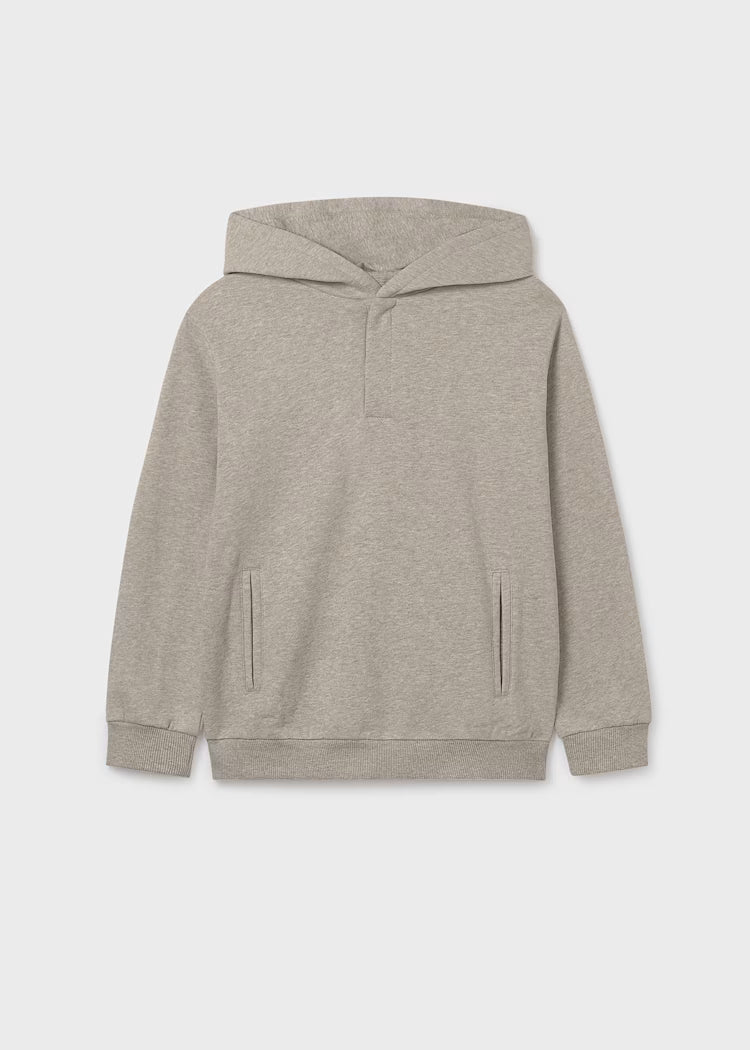MAYORAL LONG SLEEVE HOODIE - LIMESTONE