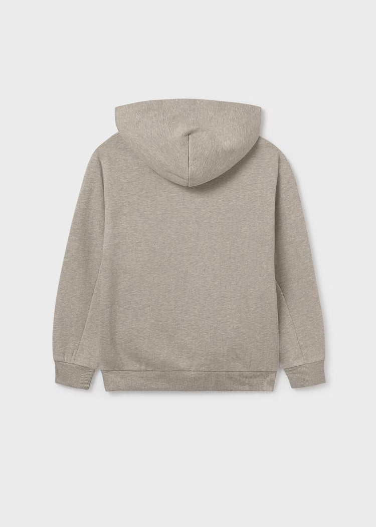 MAYORAL LONG SLEEVE HOODIE - LIMESTONE