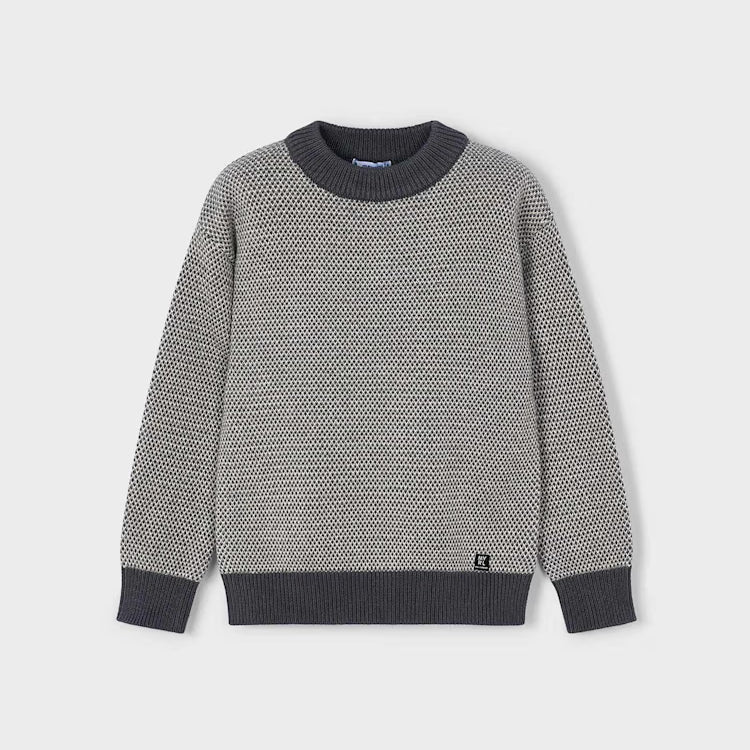 MAYORAL LS SWEATER - BLACKBEARD