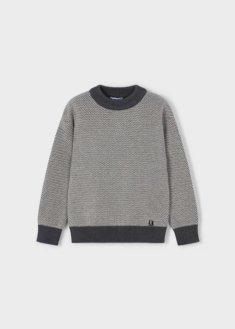 MAYORAL LS SWEATER - BLACKBEARD