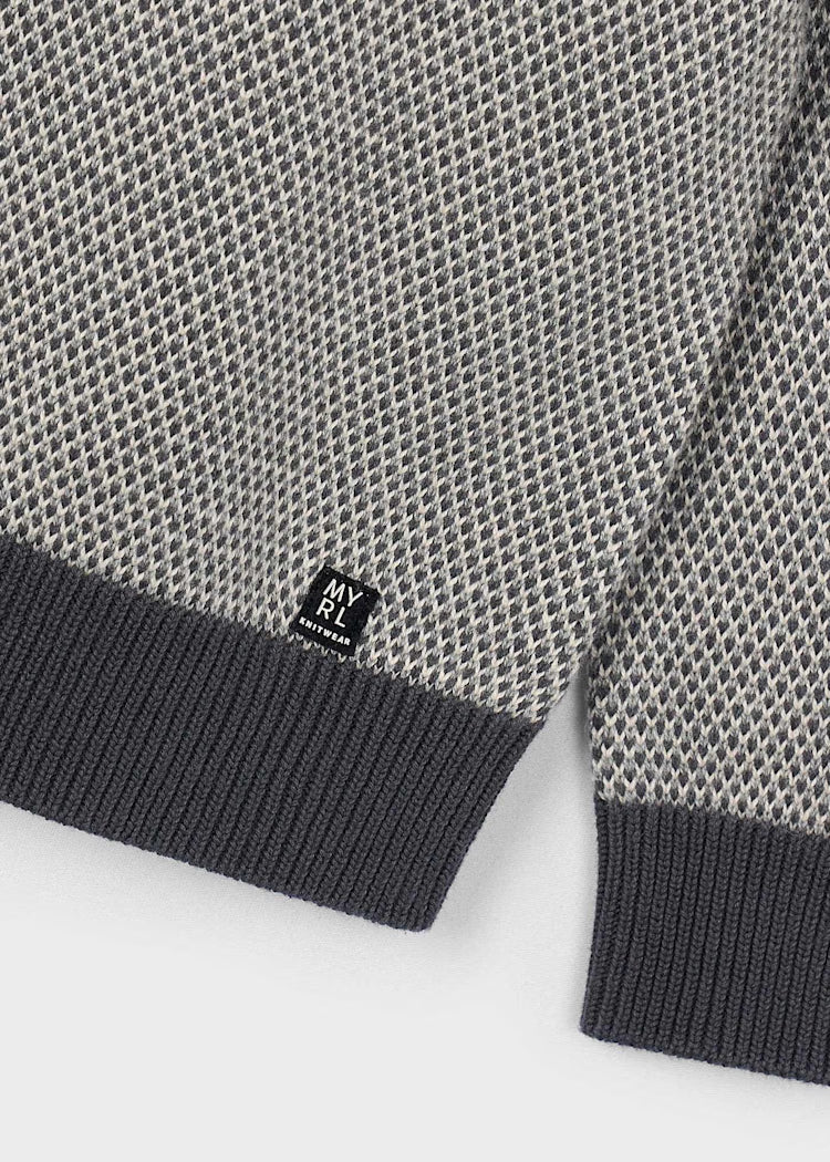 MAYORAL LS SWEATER - BLACKBEARD