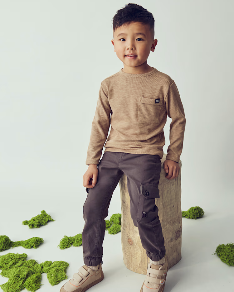 MAYORAL LS SHIRT - CARAMEL