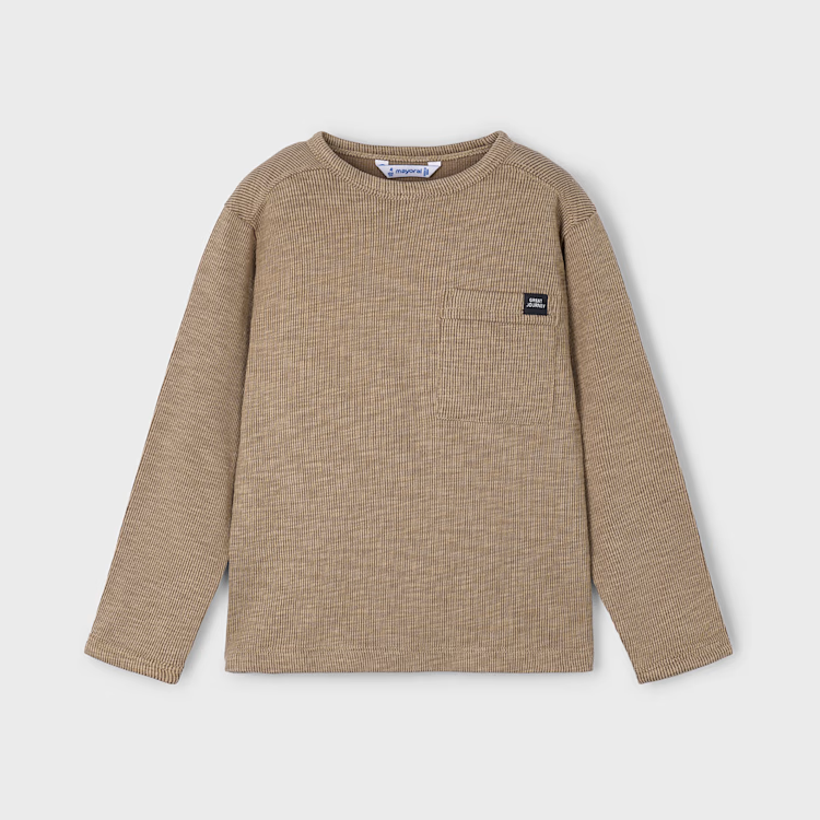 MAYORAL LS SHIRT - CARAMEL