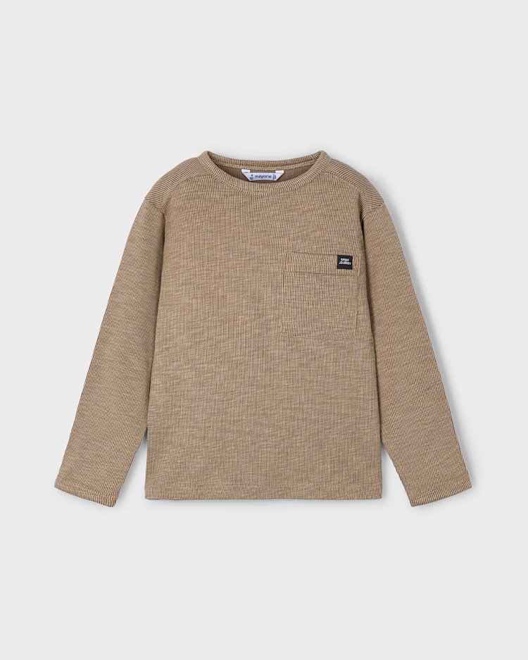 MAYORAL LS SHIRT - CARAMEL