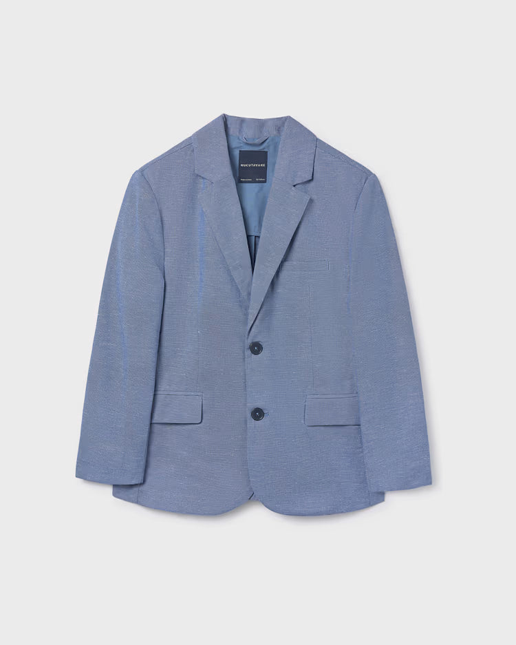 MAYORAL LINEN BLAZER - INDIGO