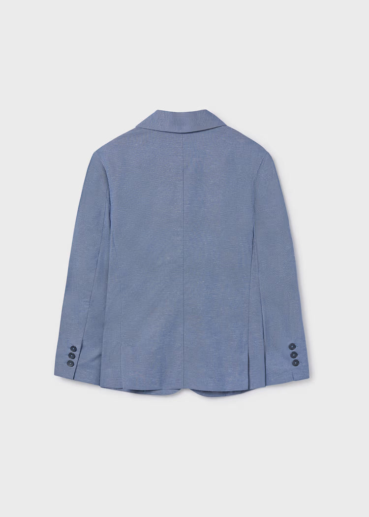 MAYORAL LINEN BLAZER - INDIGO