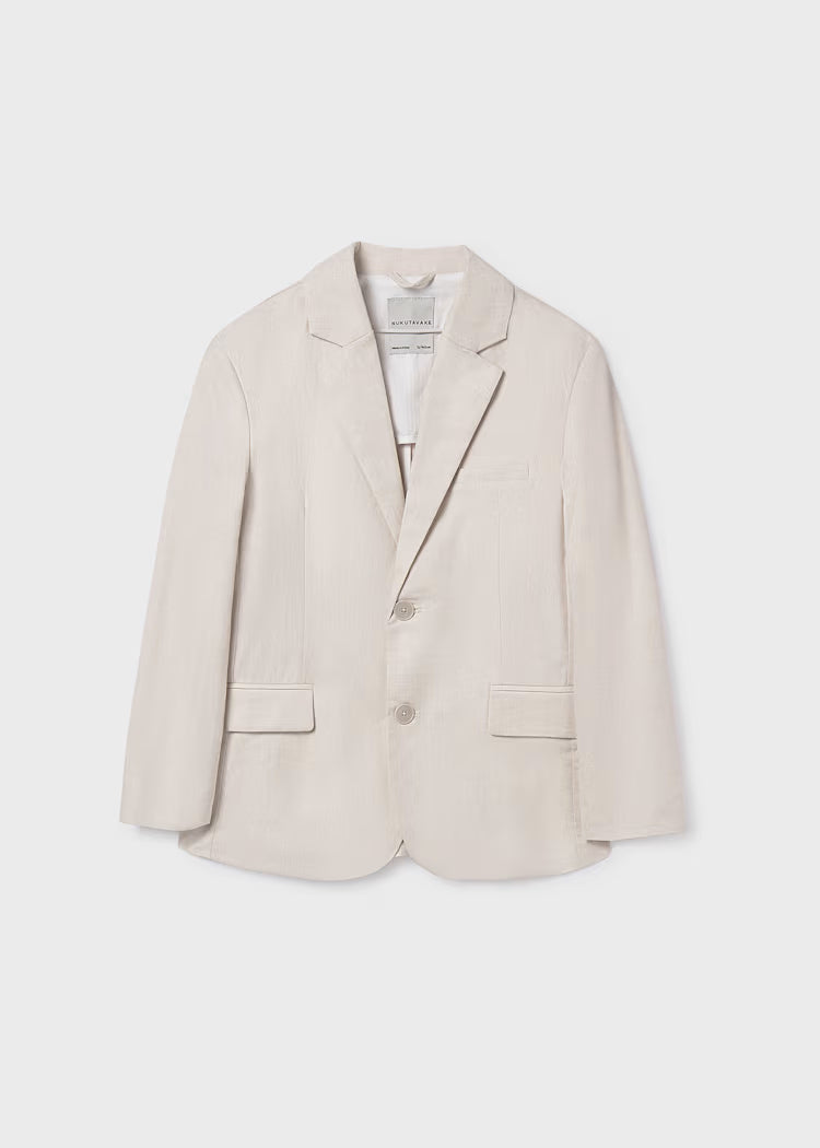 MAYORAL LINEN BLAZER - OAT