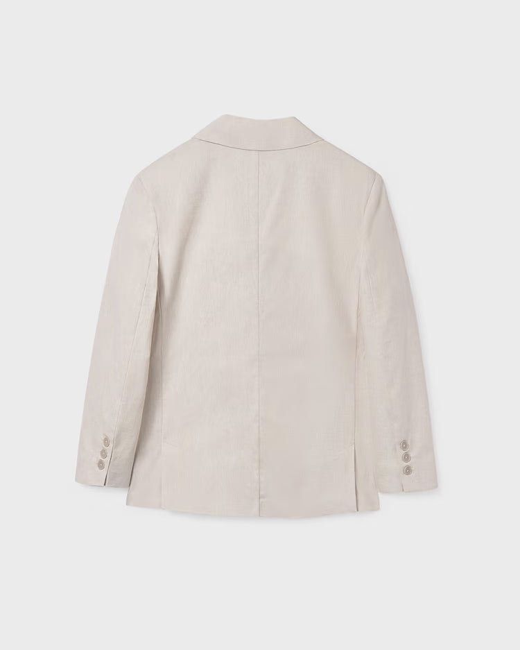 MAYORAL LINEN BLAZER - OAT