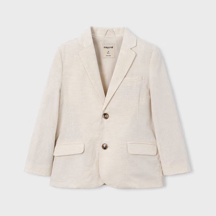 MAYORAL LINEN BLAZER - OAT