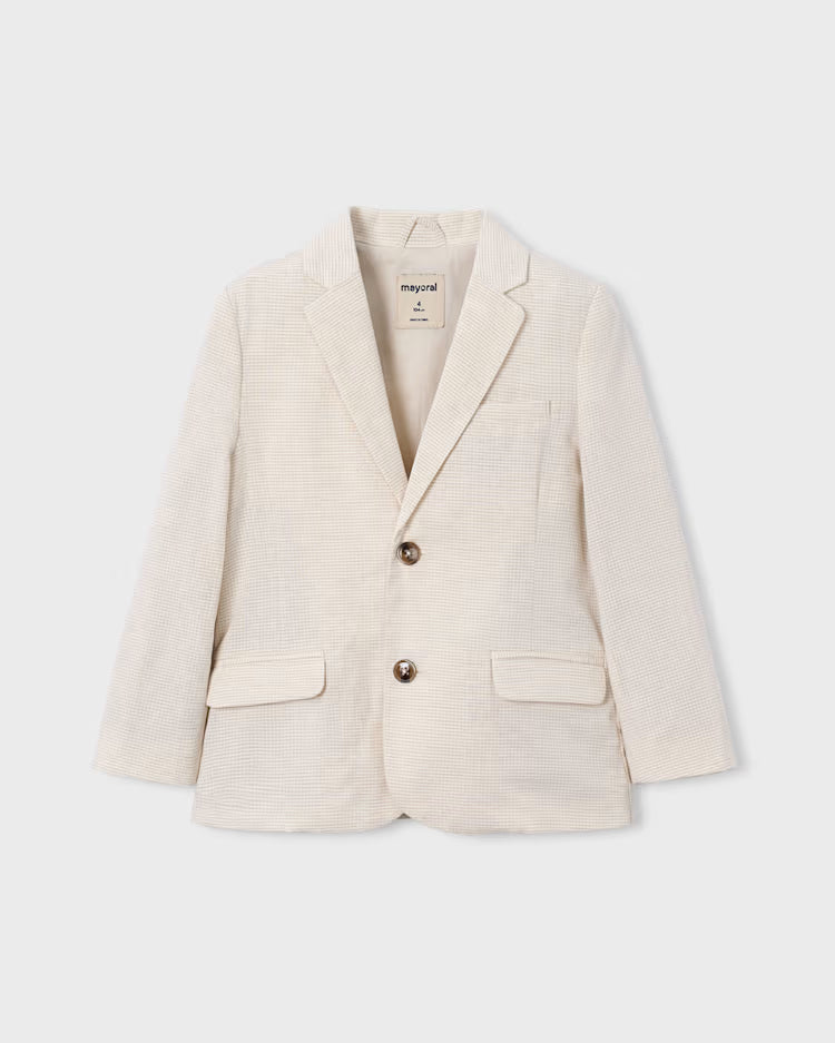 MAYORAL LINEN BLAZER - OAT