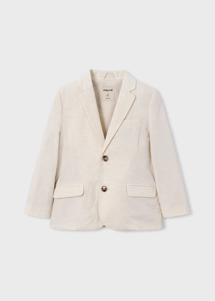 MAYORAL LINEN BLAZER - OAT