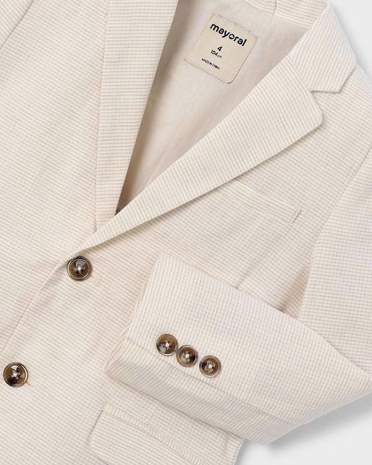 MAYORAL LINEN BLAZER - OAT