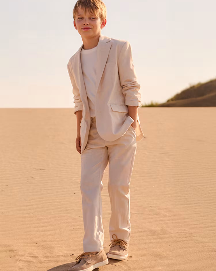 MAYORAL LINEN BLAZER - OAT