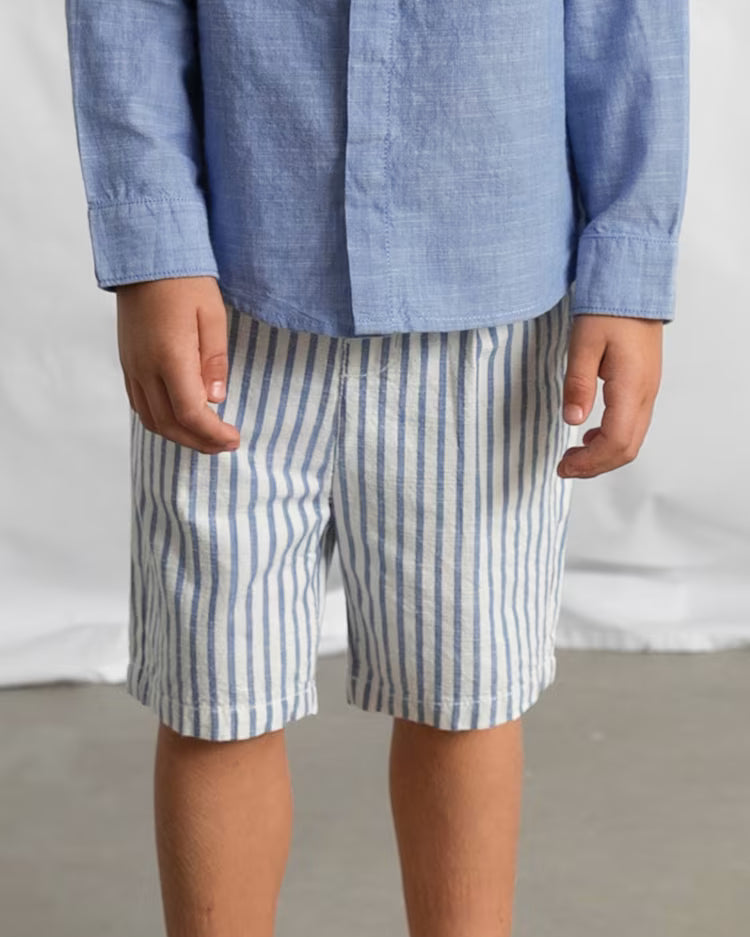 MAYORAL LINEN SUITING SET - INDIGO