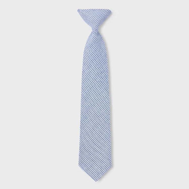 MAYORAL TIE - BLUE STRIPE