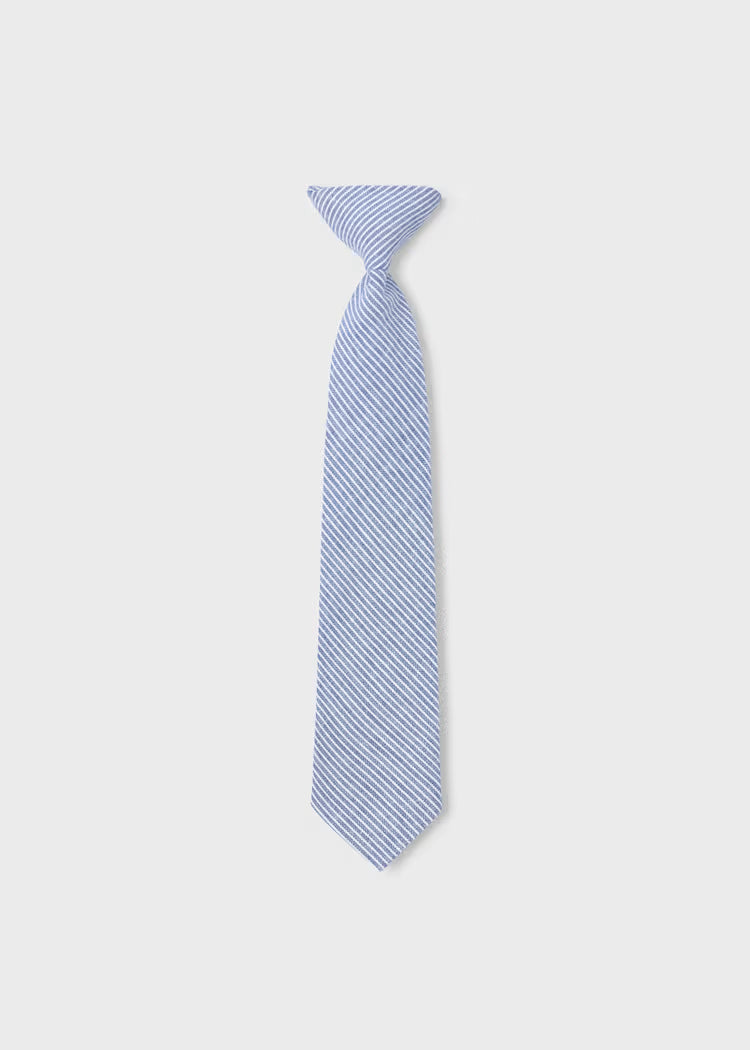 MAYORAL TIE - BLUE STRIPE