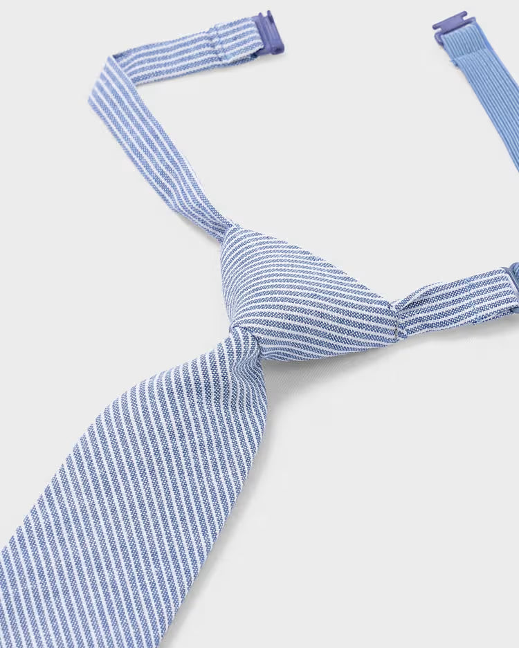 MAYORAL TIE - BLUE STRIPE