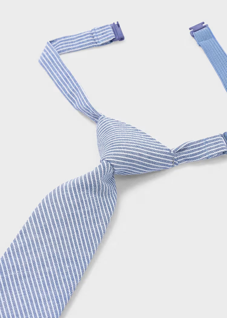 MAYORAL TIE - BLUE STRIPE